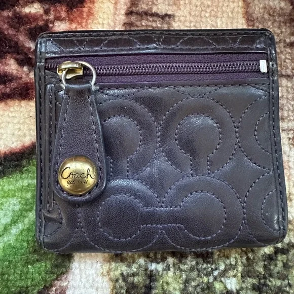 Coach Optic Art Signature C Small Leather Wallet - Picture 2 of 10